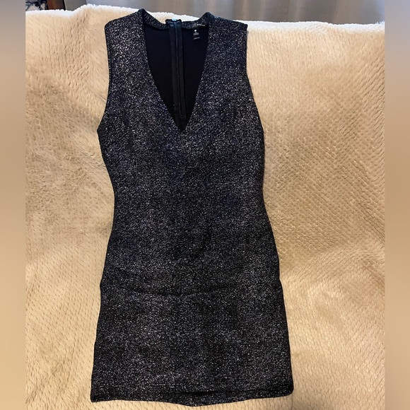 Aqua fitted dazzling dress - Picture 1 of 5